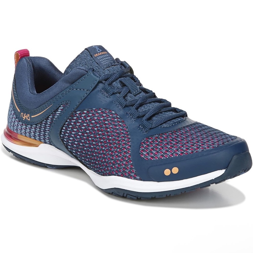 Ryka Women’s Graphite Training Shoe in Navy/Pink